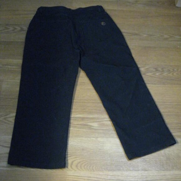 Simon Chang Black Capri Pants Size 0 Stretchy - Picture 4 of 11